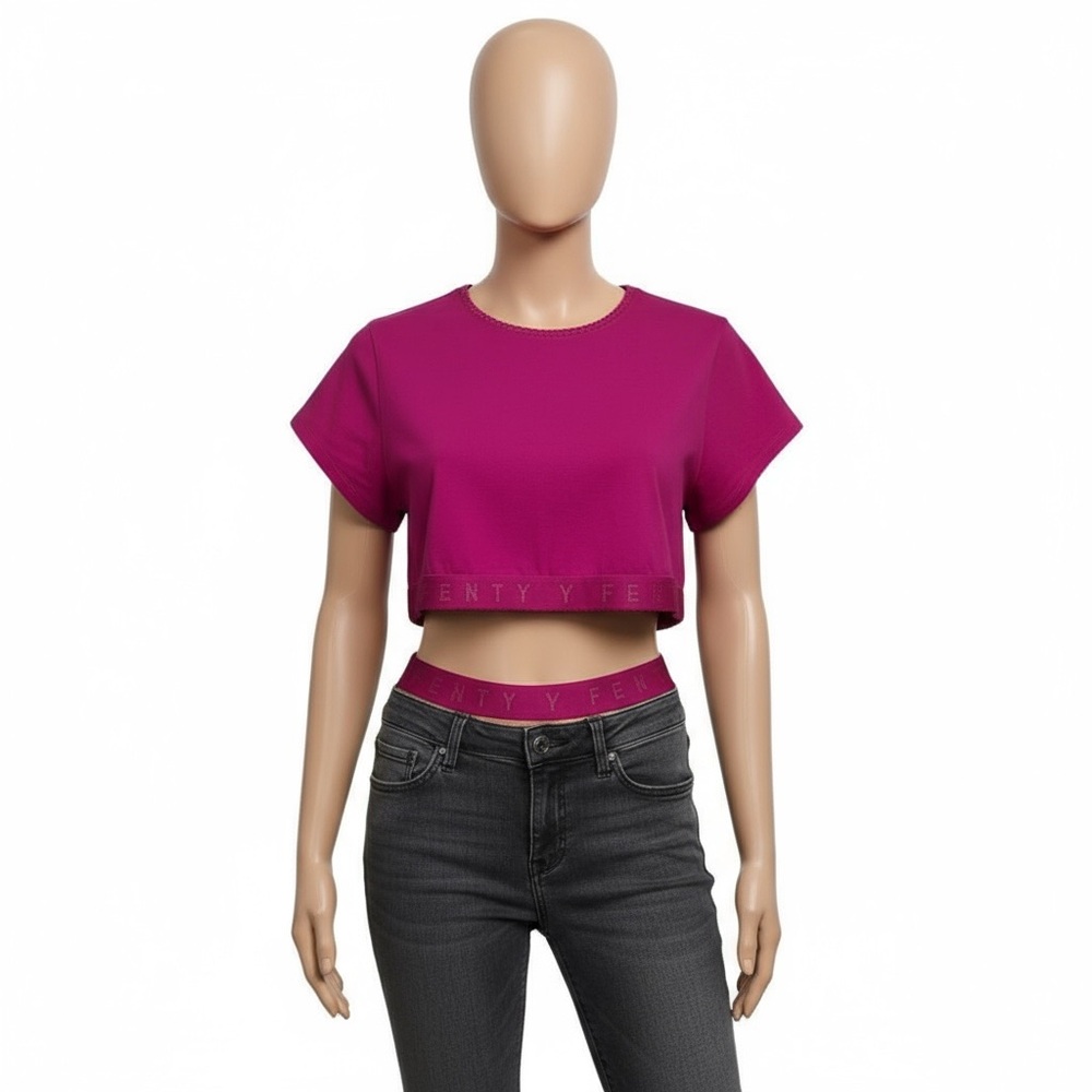 Savage X Fenty Pink Crop Top-3X NWT